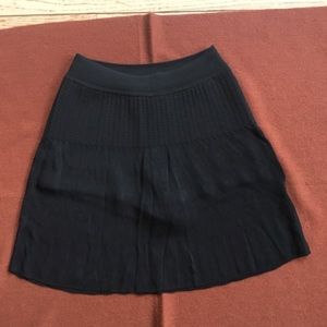 THEORY SKIRT SKORT MINIRAY SLINKY BLACK SIZE S/P
